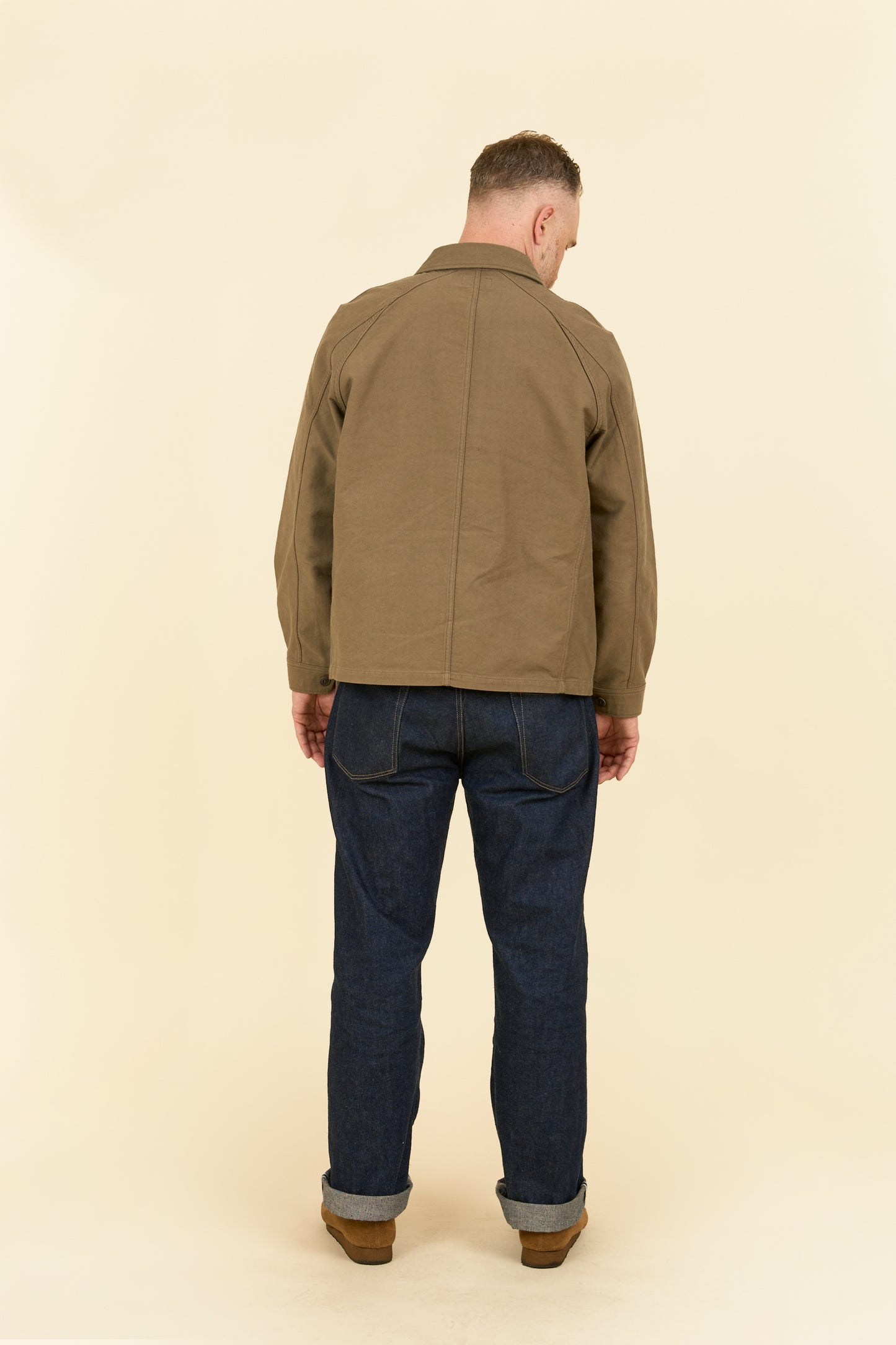 Pherrow's Nappa Workwear Jacket - Olive