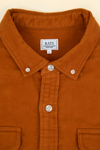 Rats Moleskin B.D Shirt - Orange