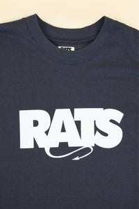 Rats Box Logo T-Shirt - Charcoal