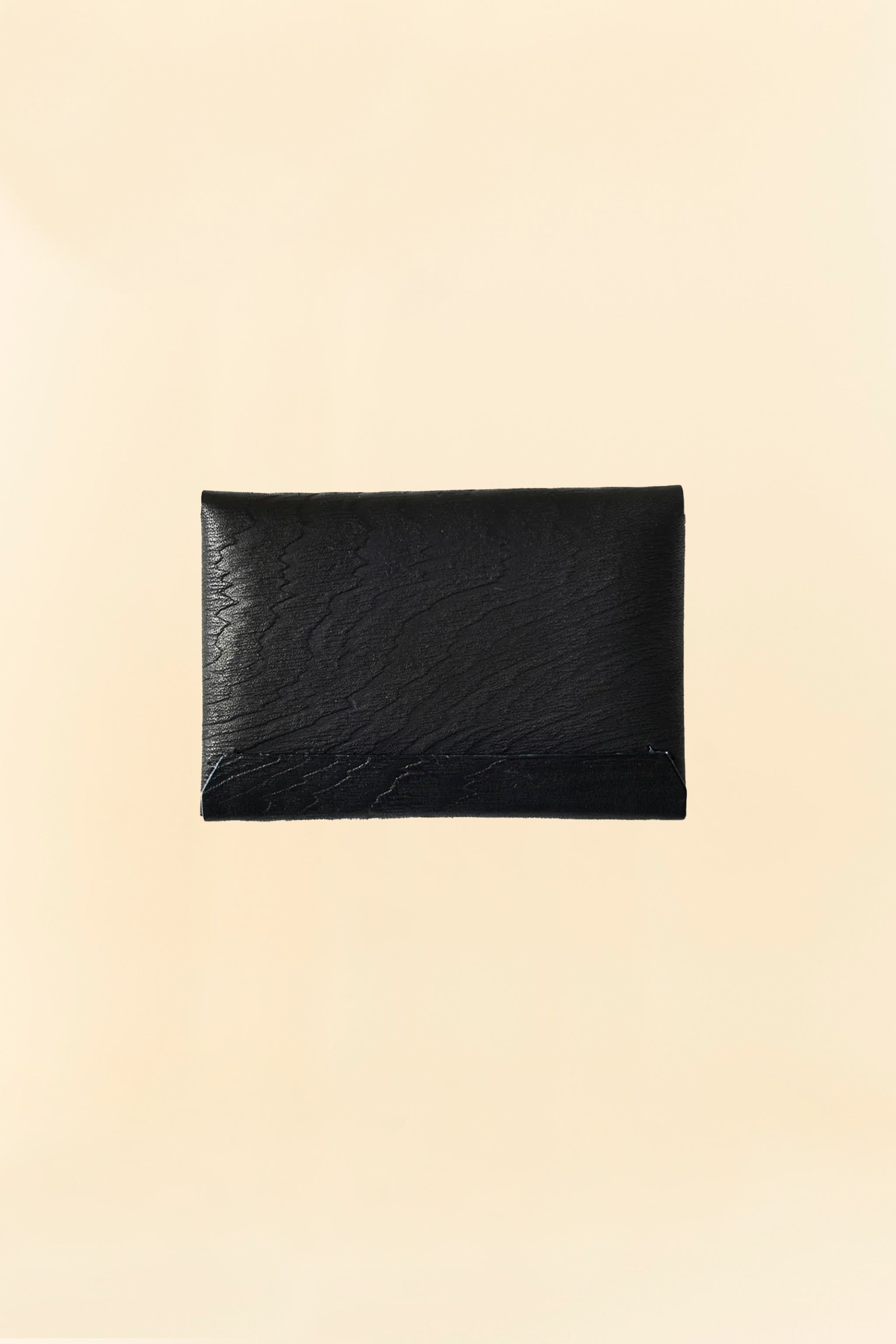 POST O'ALLS Leather Card Case - Black