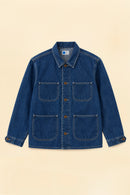 Japan Blue Denim Coverall Jacket - Indigo