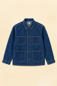 Japan Blue Denim Coverall Jacket - Indigo