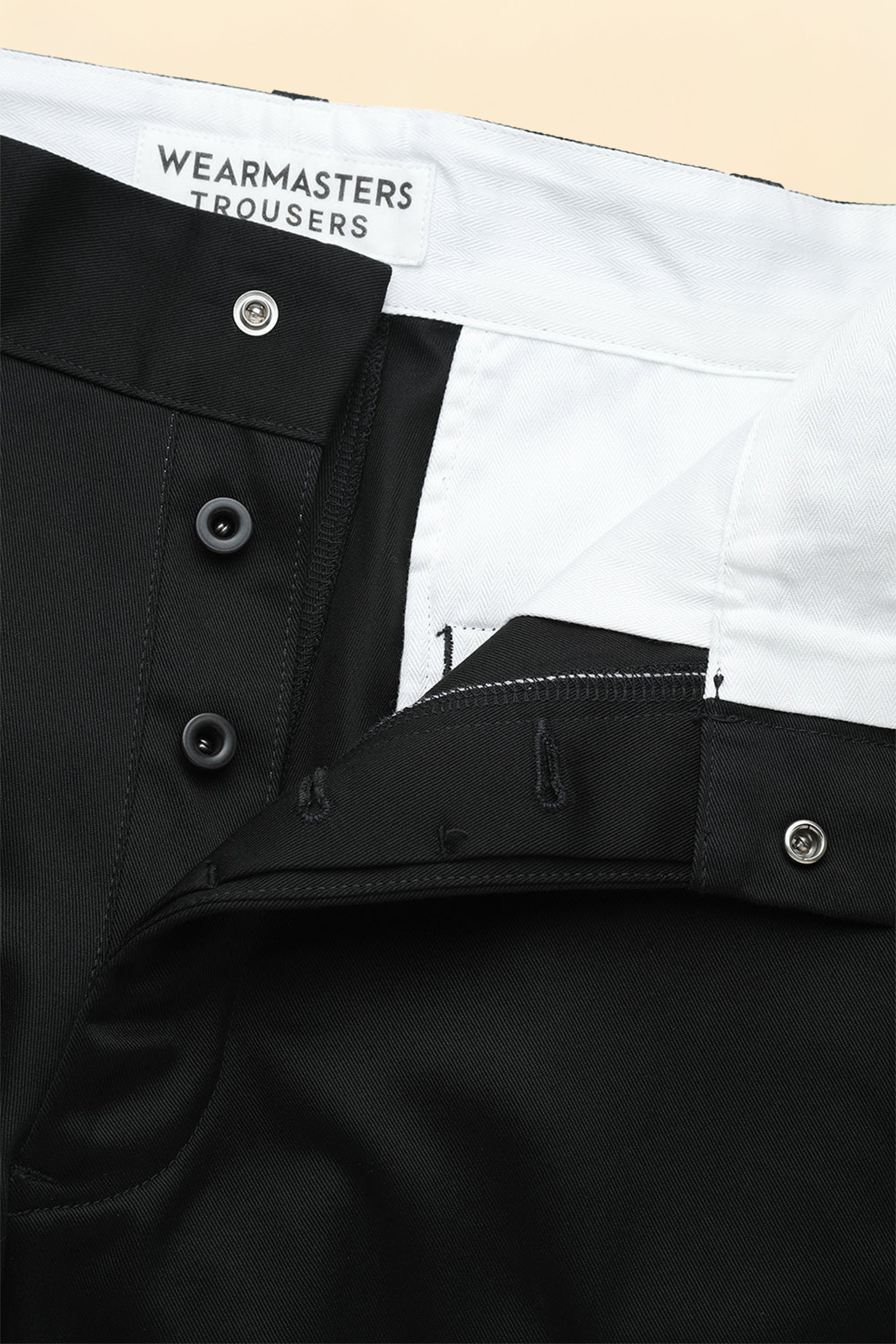 Wearmasters Lot.720 Heritage Trousers / US Navy Herringbone - Black