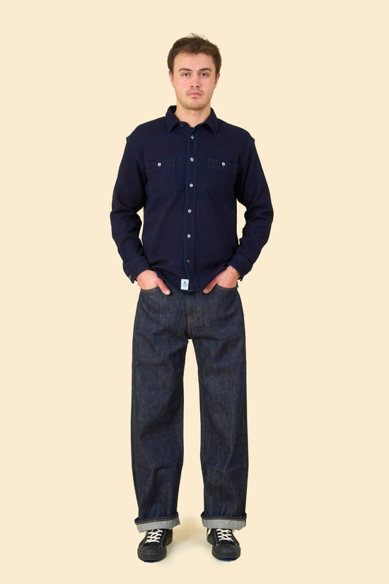 MOMOTARO JEANS Triple Stitch Dobby Shirt