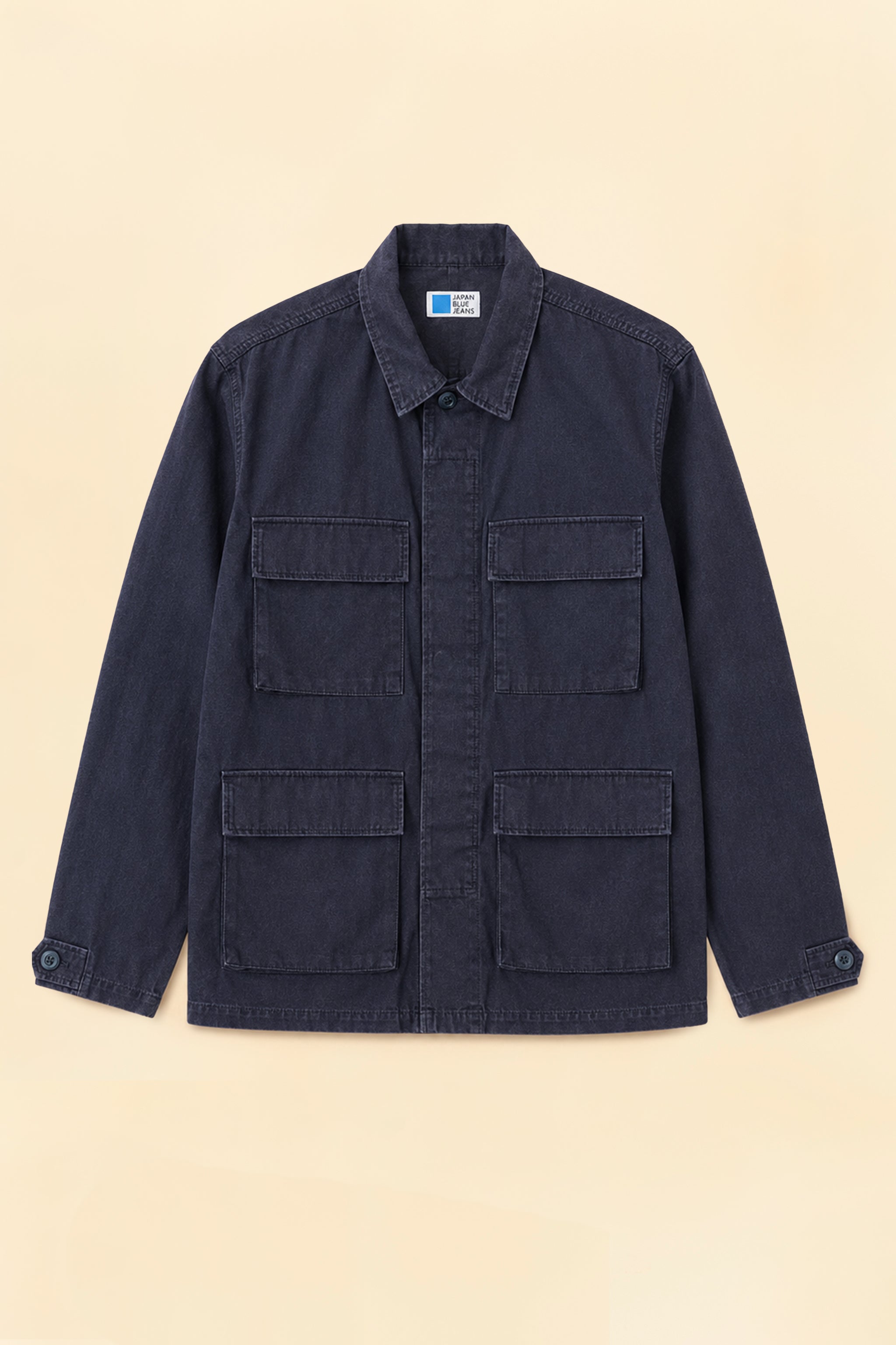 Japan Blue Sulphur Dyed Fatigue Jacket - Navy