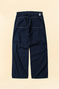 POST O'ALLS SWEETBEAR Bandtop Pants - Dark Indigo