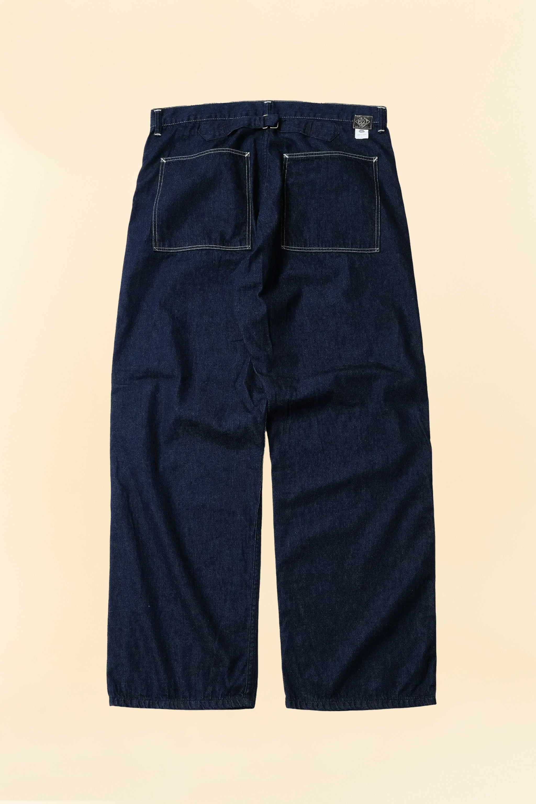 POST O'ALLS SWEETBEAR Bandtop Pants - Dark Indigo