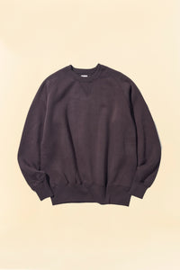 Pherrow’s Loopwheel Raglan Sweatshirt - Sulphar Black