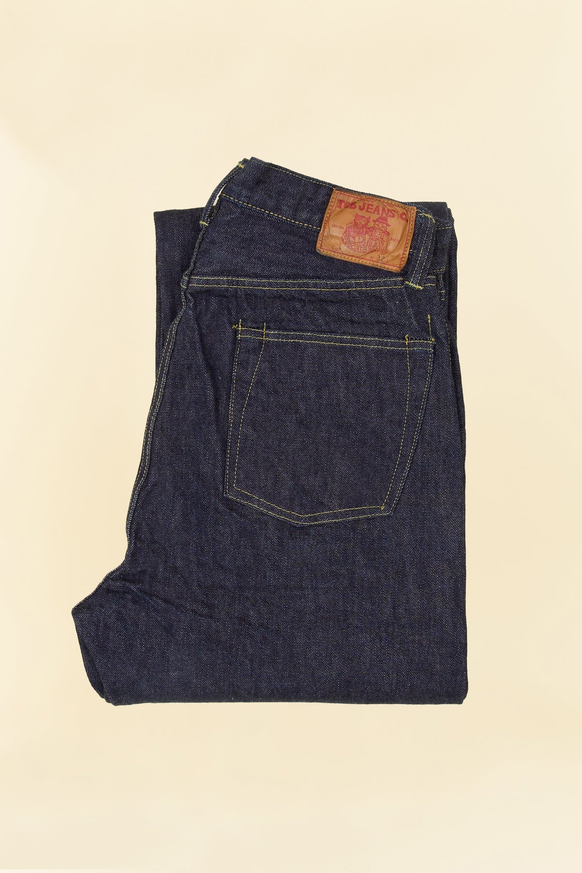 TCB Jeans S40's High Rise Straight Denim - 14oz
