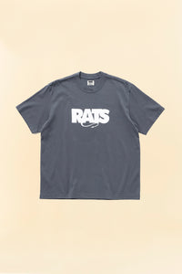 Rats Box Logo T-Shirt - Charcoal