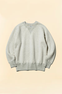 Pherrow’s Loopwheel Raglan Sweatshirt - Heather Grey