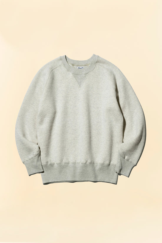 Pherrow’s Loopwheel Raglan Sweatshirt - Heather Grey