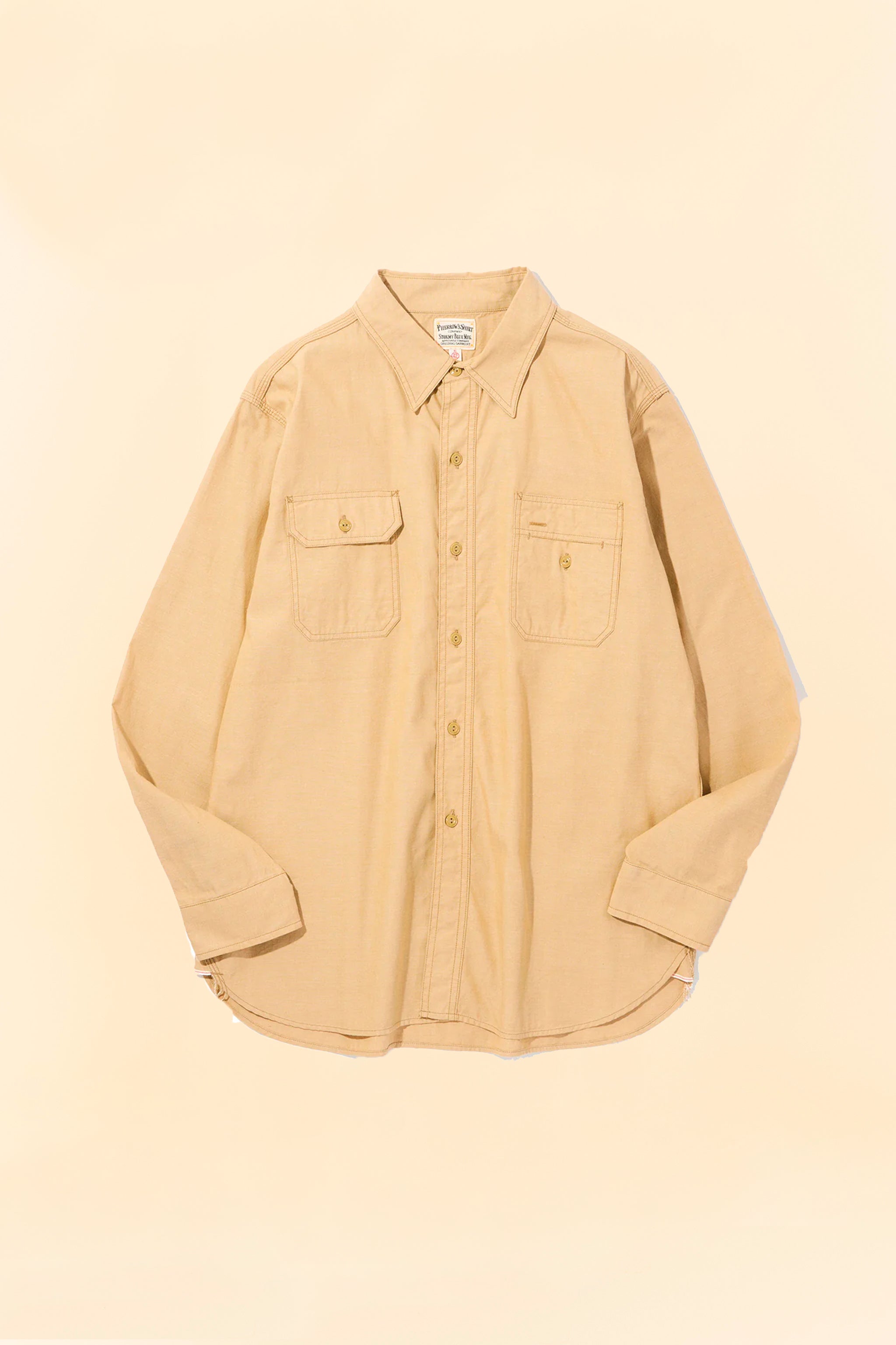 Pherrow's 60s Work Shirt - Beige