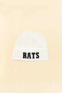 Rats Knit Cap - White