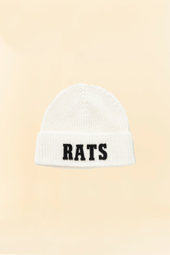 Rats Knit Cap - White