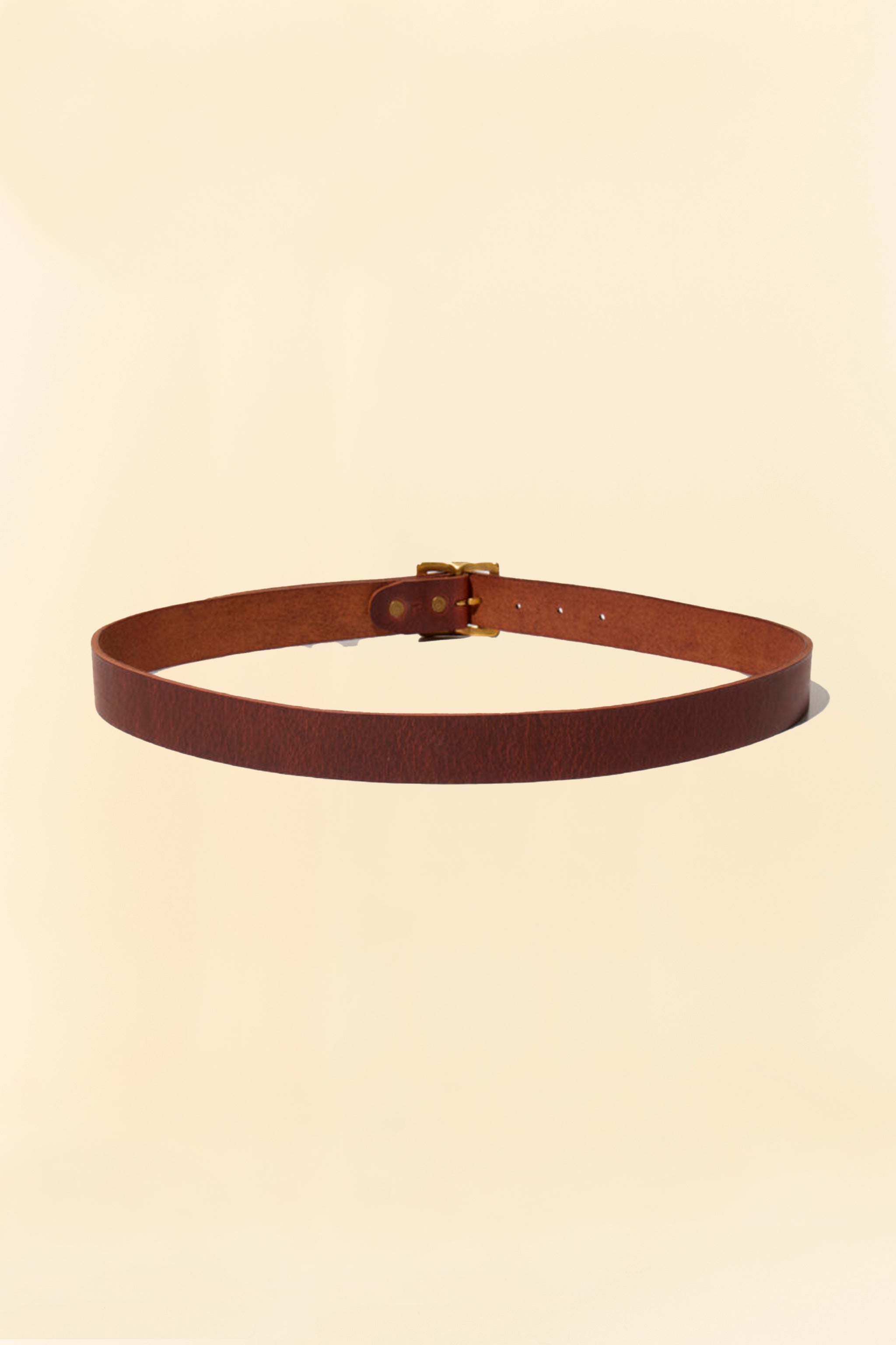 Radiall Rhodes Leather Belt - Camel