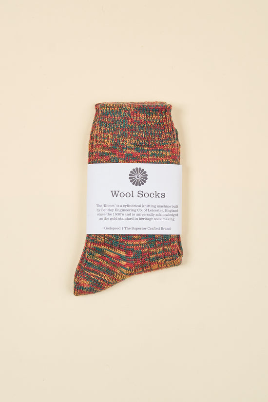 Godspeed Merino Womens Wool Socks - Magma