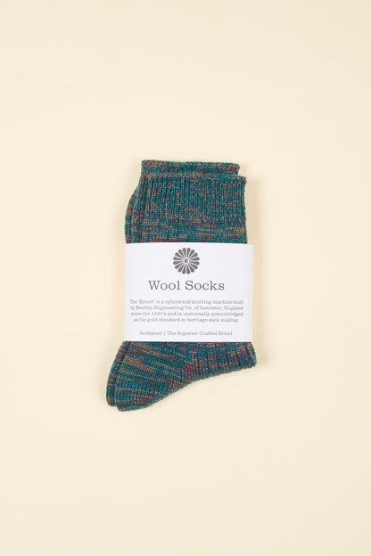 Godspeed Merino Womens Wool Socks - Forest