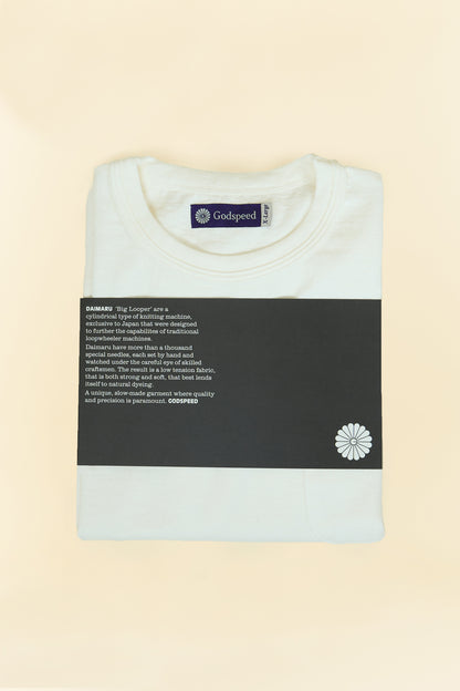 Godspeed Heavyweight Loopwheel  10oz Pocket T-Shirt - Natural