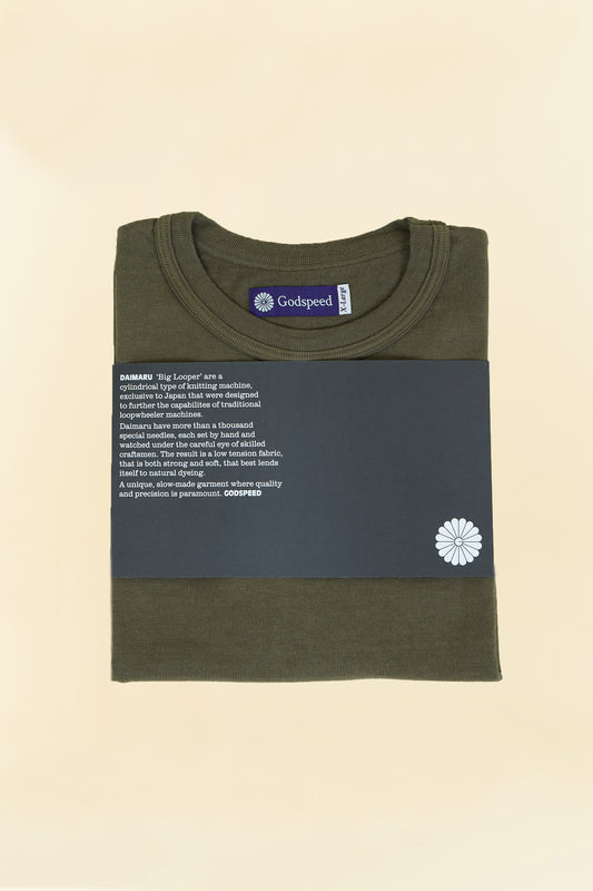 Godspeed Heavyweight Loopwheel  10oz T-Shirt - Olive