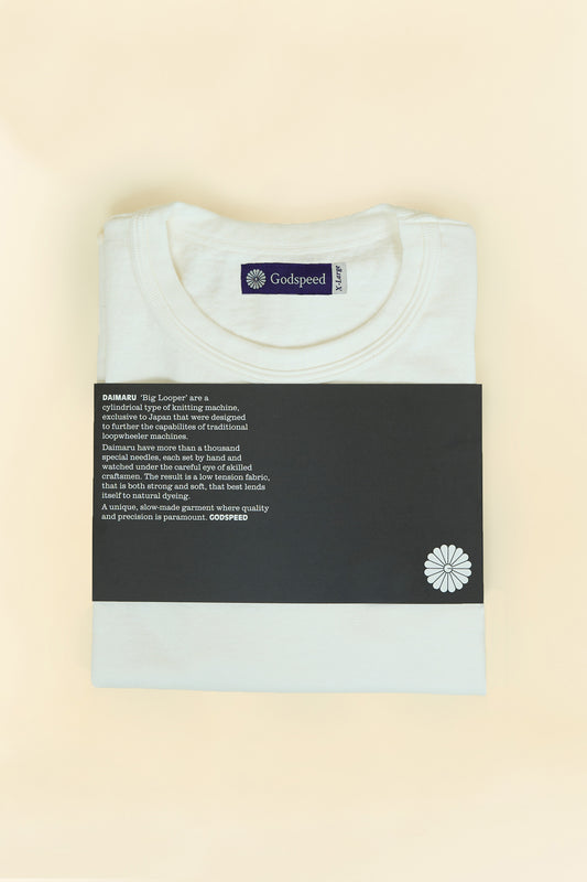 Godspeed Heavyweight Loopwheel  10oz T-Shirt - Natural