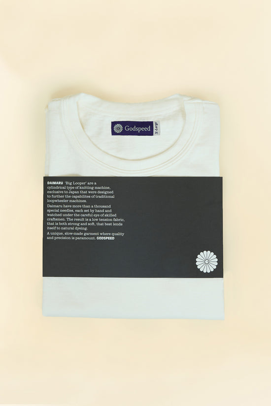 Godspeed Heavyweight Loopwheel  10oz T-Shirt - Natural