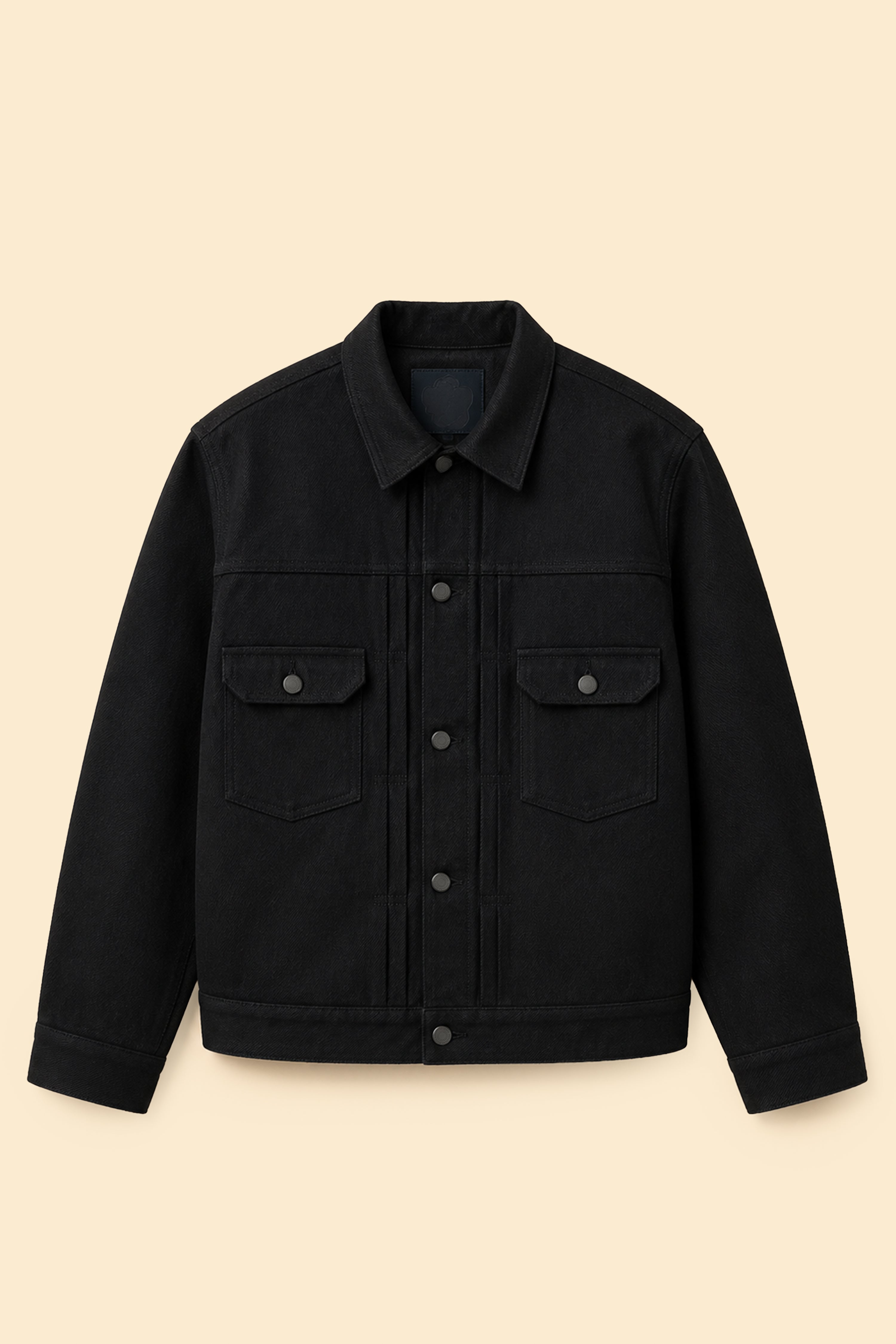 MOMOTARO JEANS #002 Standard Black Selvedge Denim Jacket - 14.7oz