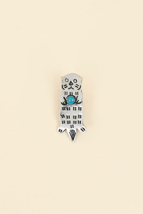 Munqa Sea Otter Pin - Turquoise