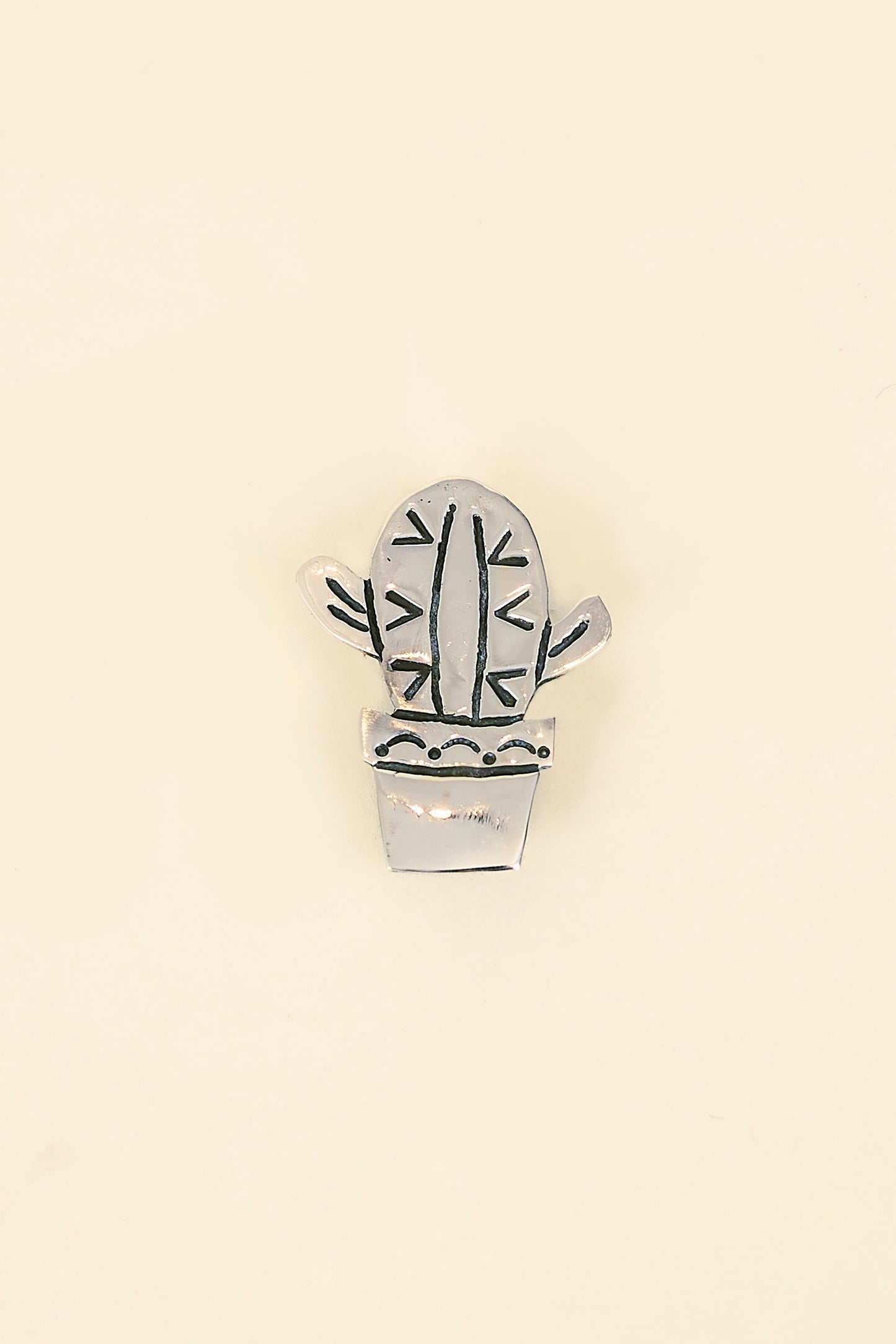 Munqa Cactus Pin
