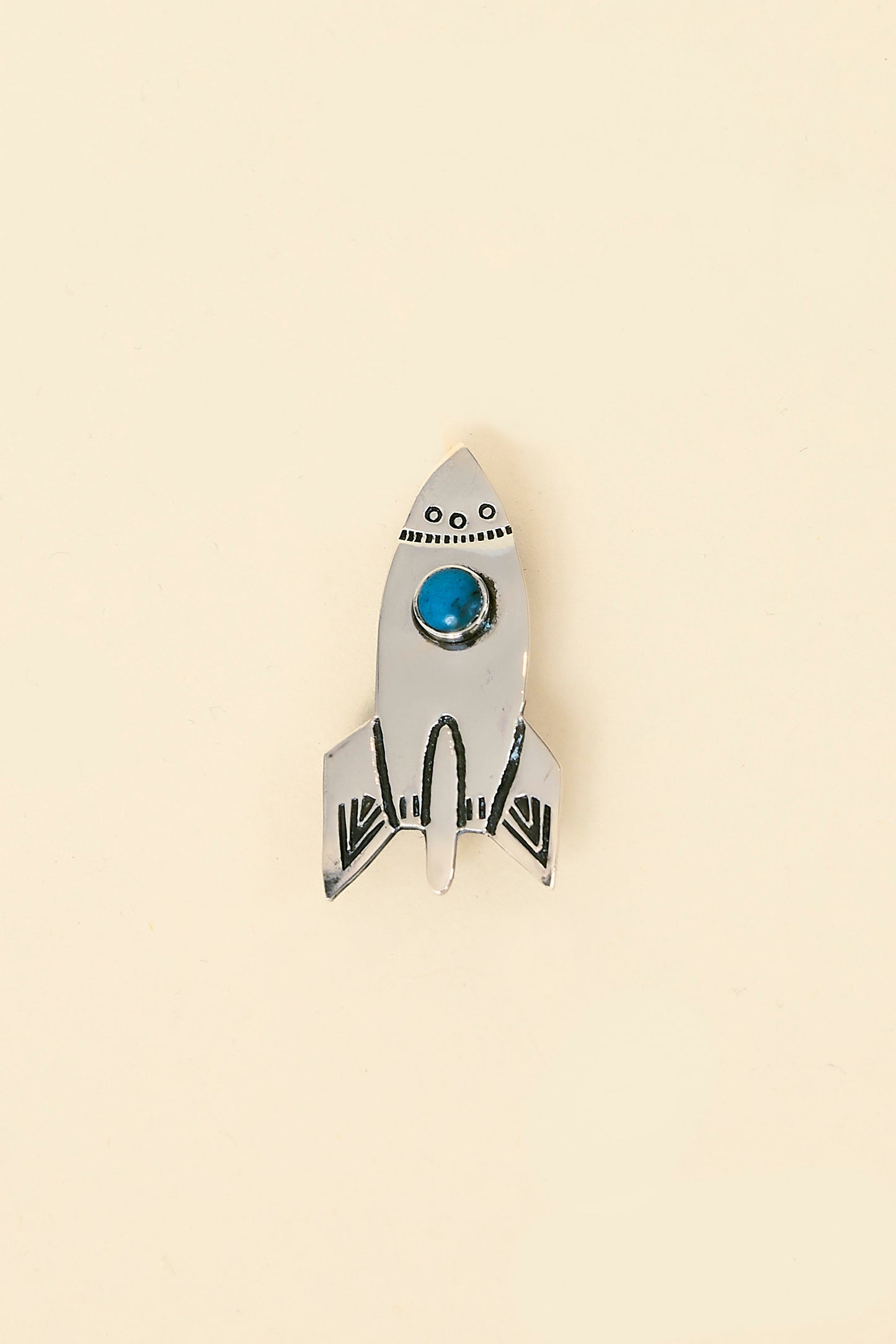 Munqa Rocket Pin - Turquoise