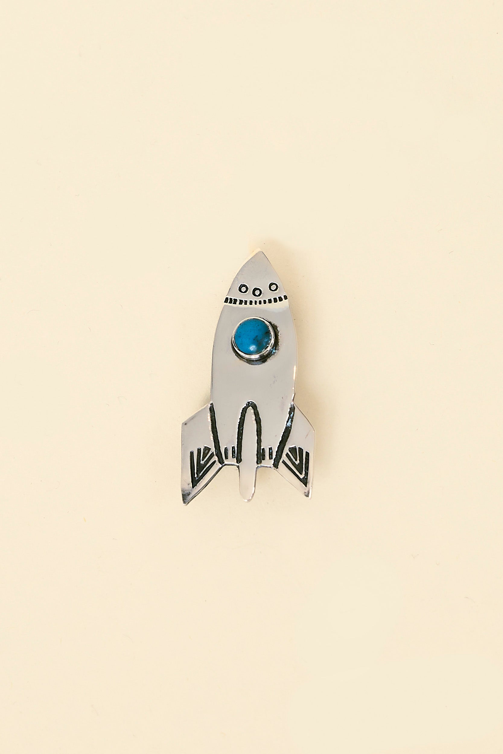 Munqa Rocket Pin - Turquoise