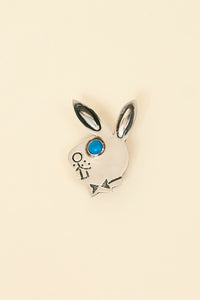 Munqa Play Bunny Pin - Turquoise