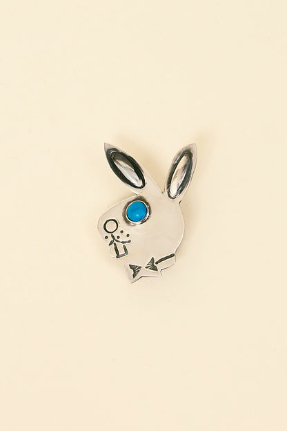 Munqa Play Bunny Pin - Turquoise