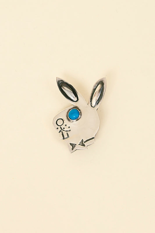 Munqa Play Bunny Pin - Turquoise