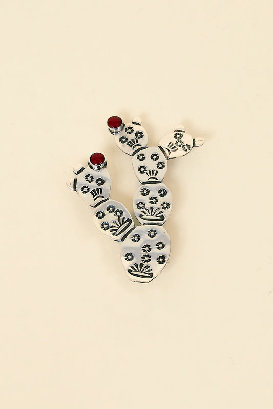 Munqa Cactus Brooch