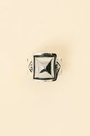 Munqa Pyramid Stud Ring