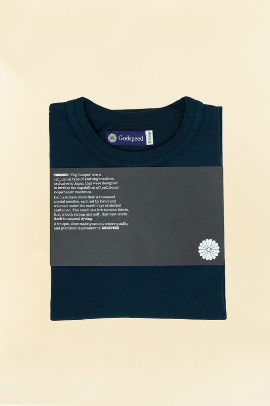 Godspeed Heavyweight Loopwheel  10oz T-Shirt - Navy