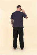 Rats Box Logo T-Shirt - Charcoal