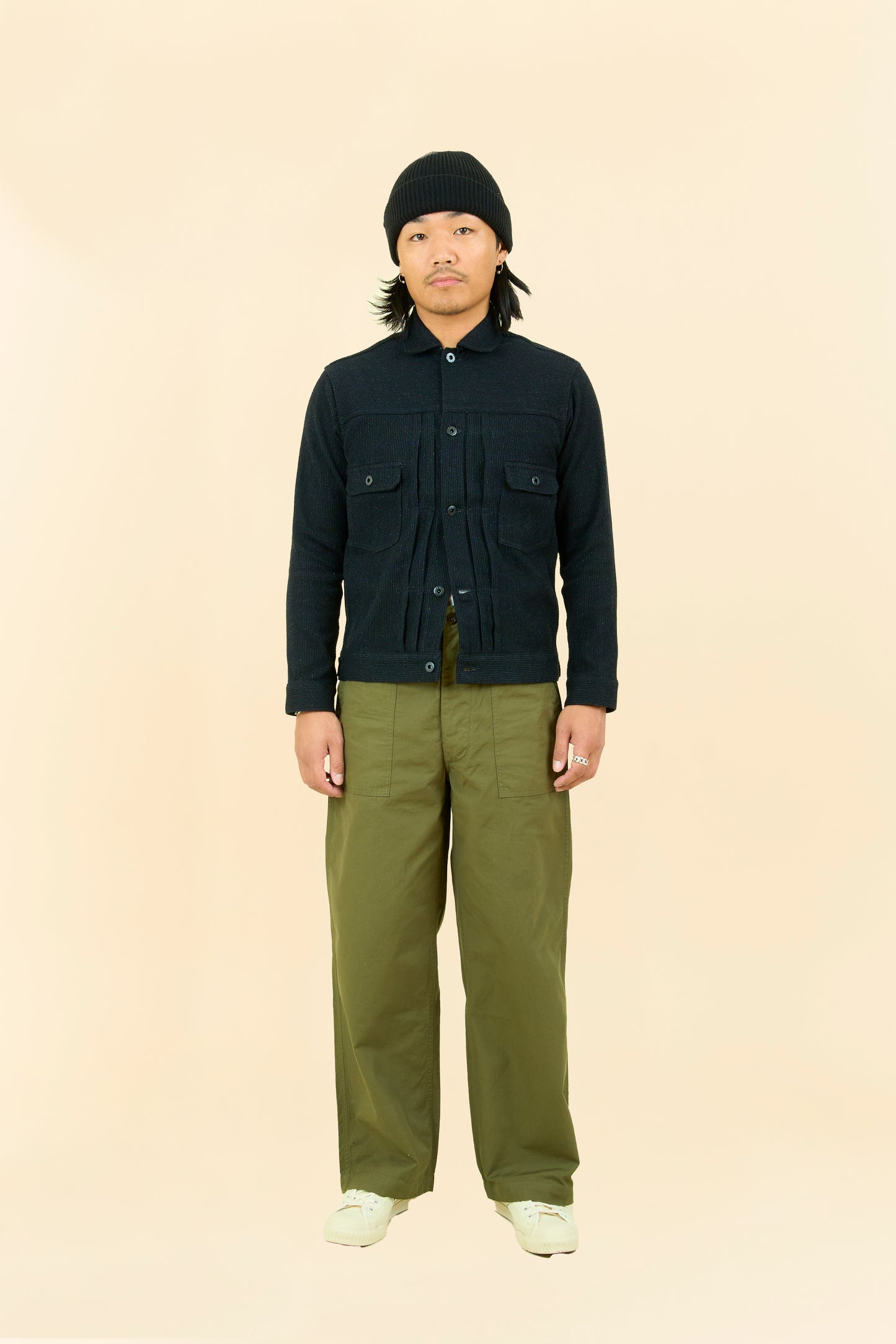 Japan Blue Sashiko Type 2 Jacket - Black