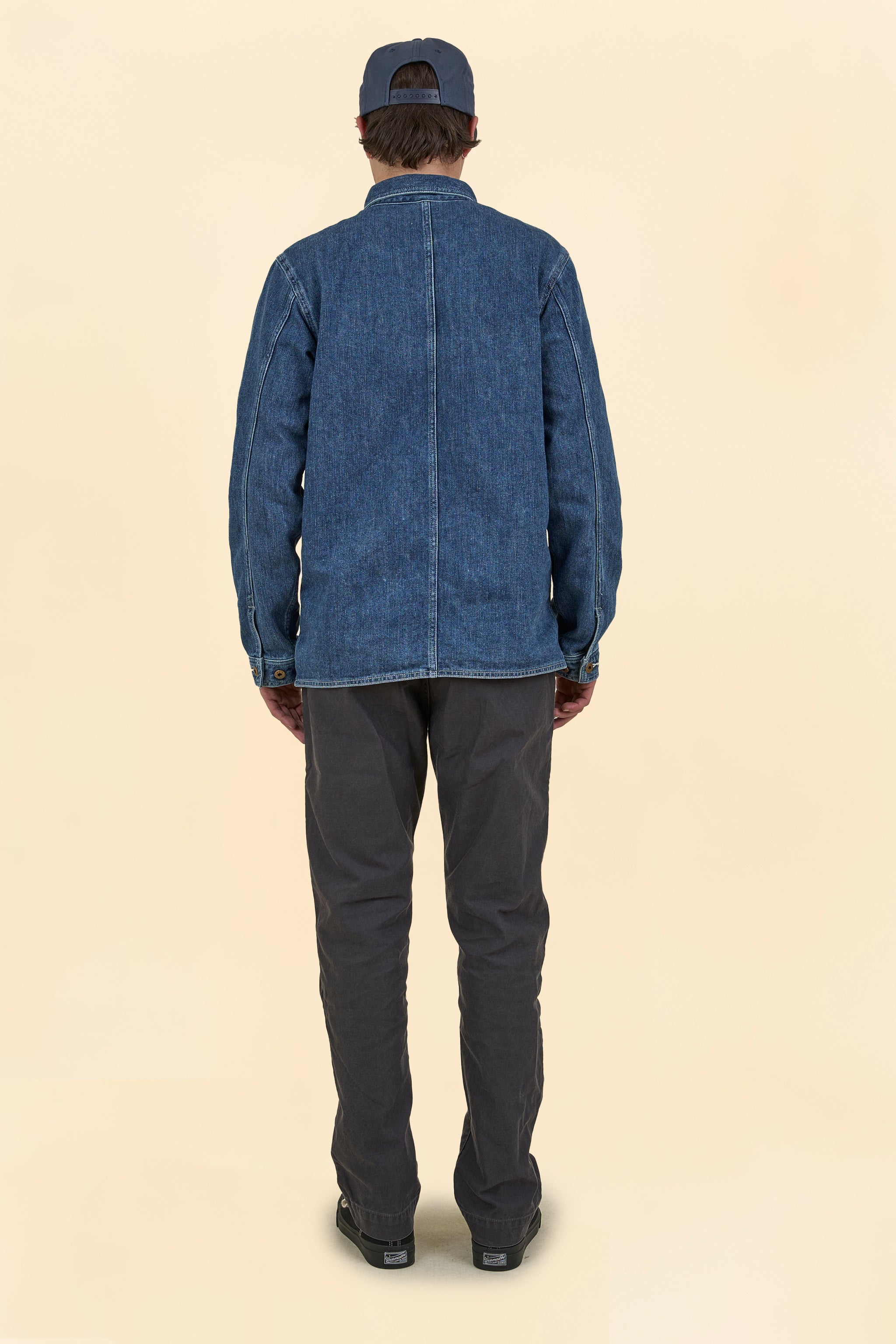 Japan Blue Denim Coverall Jacket - Indigo