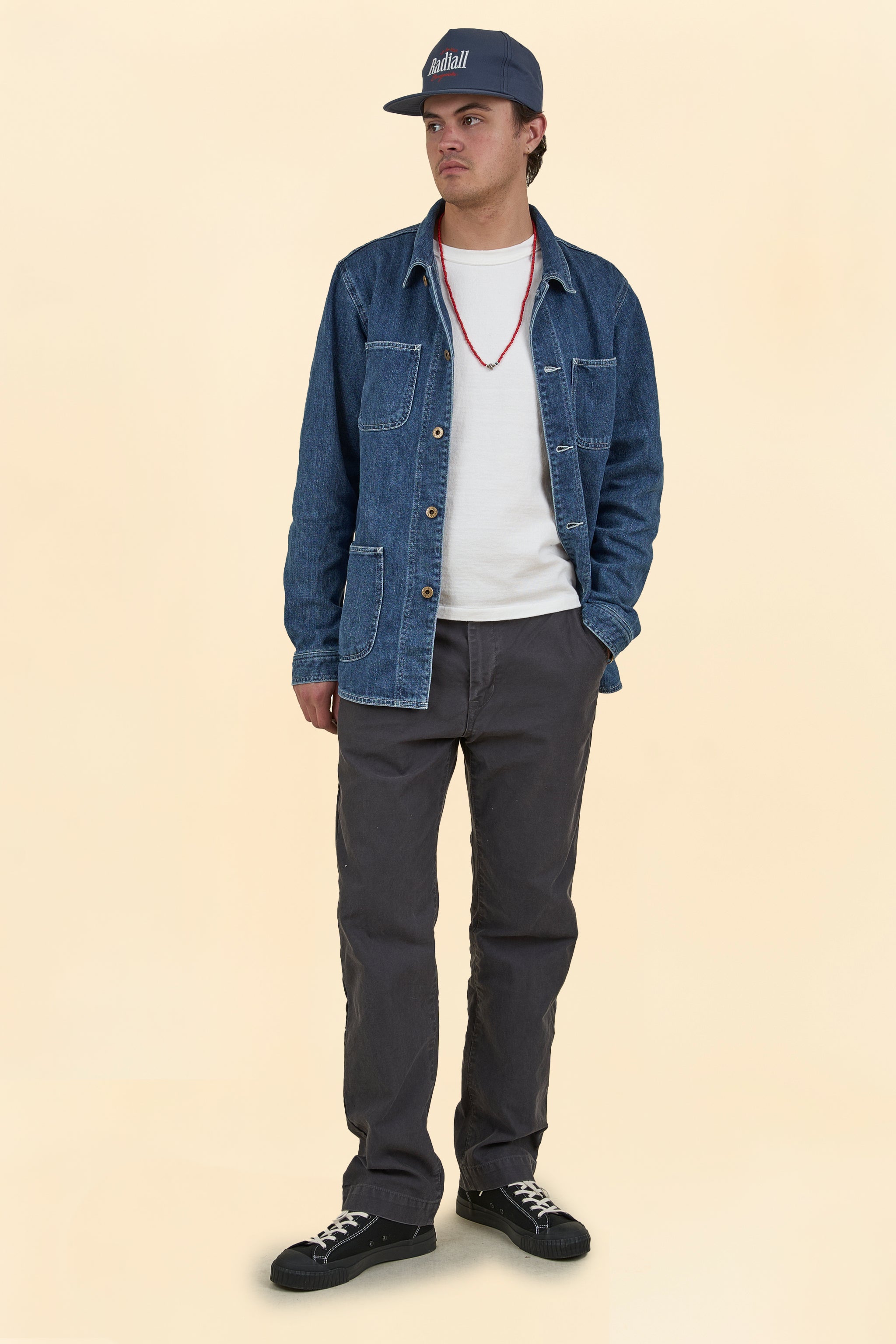 Japan Blue Denim Coverall Jacket - Indigo