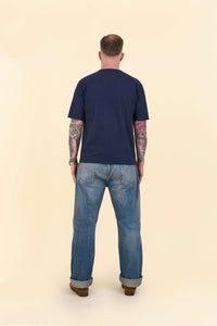 Godspeed 1950UV Japanese Selvedge Jeans – back view showing pockets