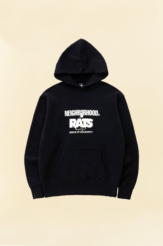 Rats x Neighborhood Hooded Sweatshirt - Black