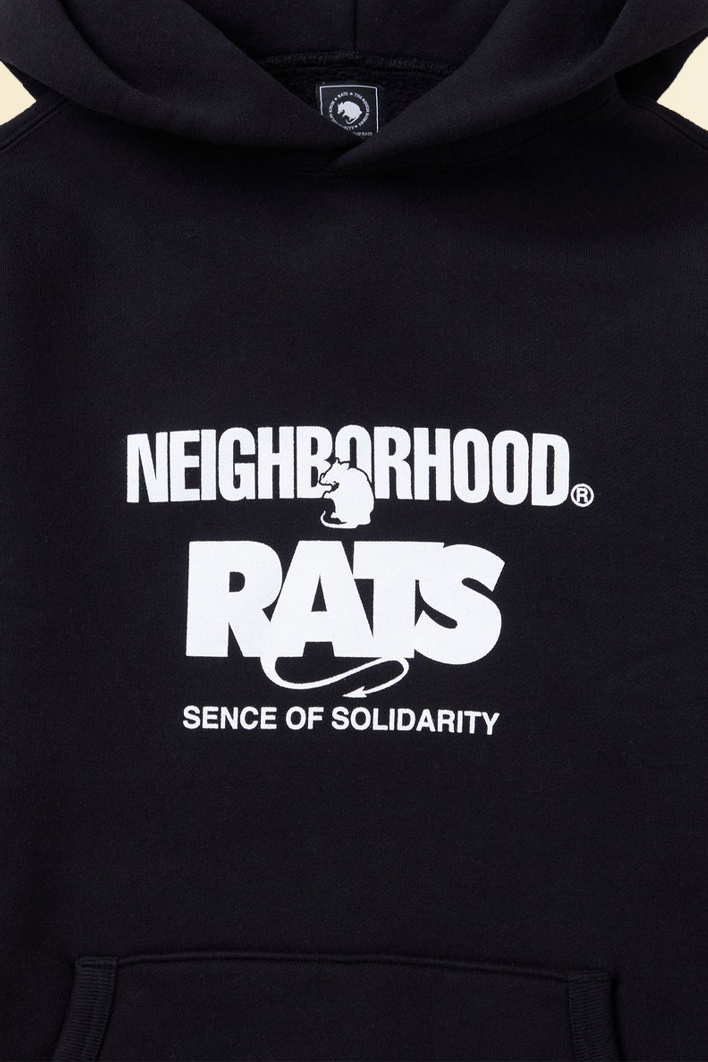 Rats x Neighborhood Hooded Sweatshirt - Black