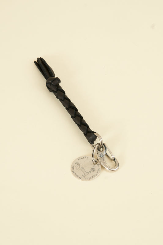 SunKu Wichard Deer Leather Keyring - Black [SK-211-BLK]