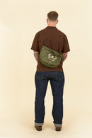 Pherrow's Skull Quilted Bag-  Olive