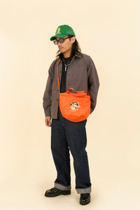 Pherrow's Tiger Quilted Bag-  Orange