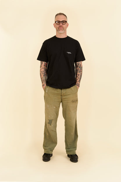 Radiall "Too Hot"  Crew Neck T-Shirt - Black