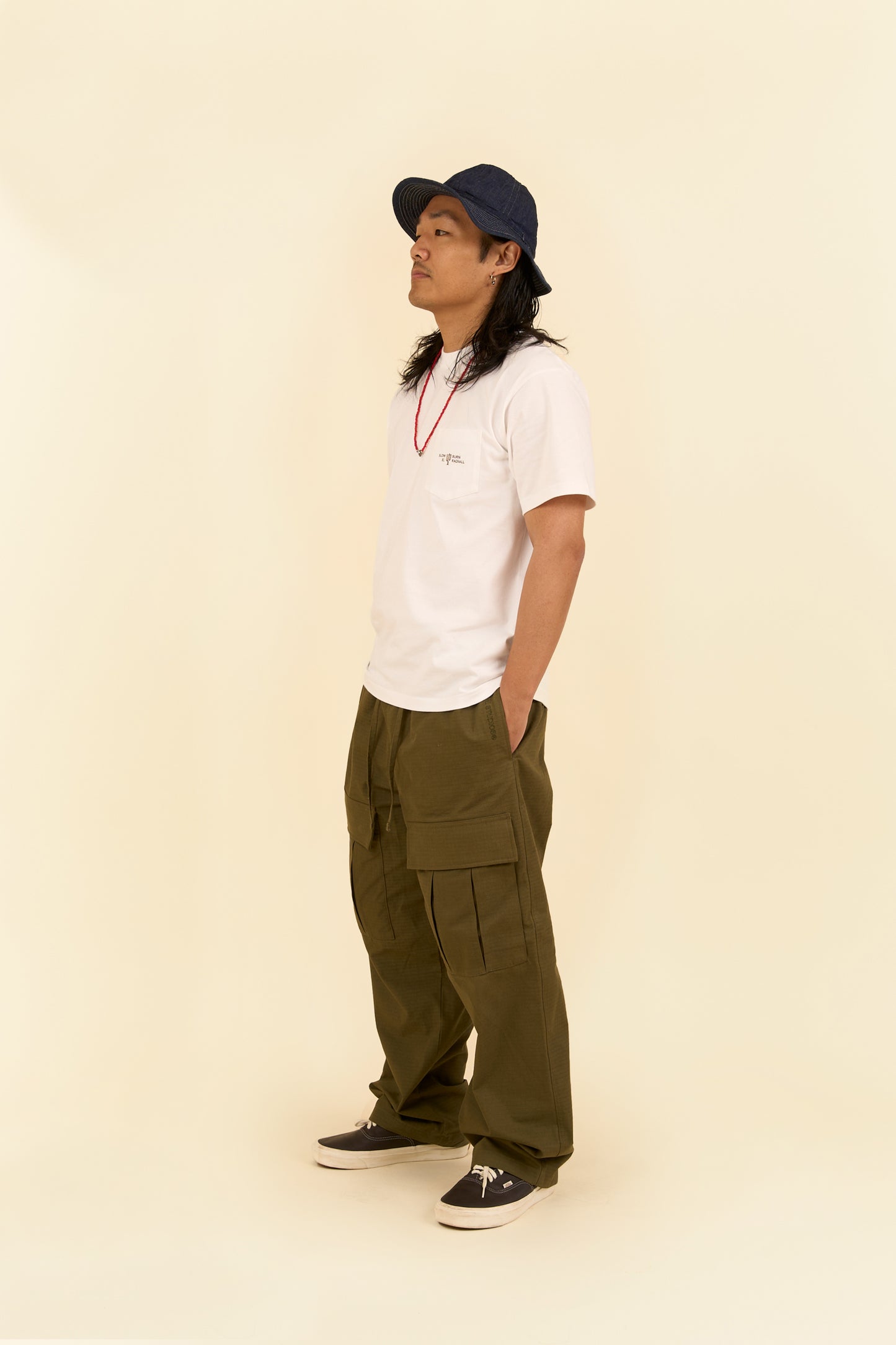 Radiall "Too Hot"  Crew Neck T-Shirt - White