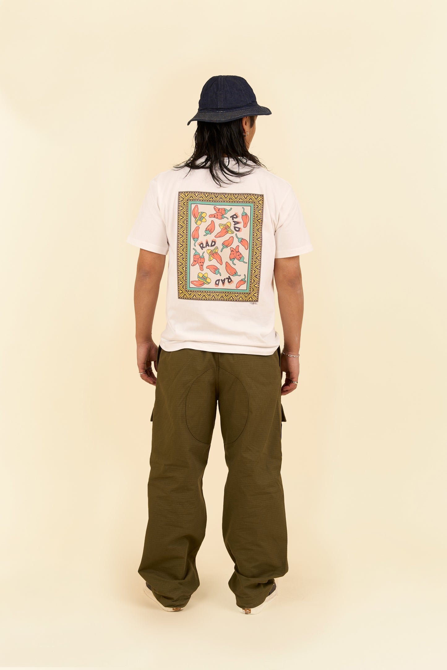 Radiall "Too Hot"  Crew Neck T-Shirt - White